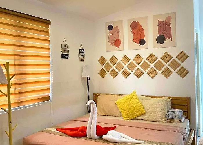 Olango Island - S&e-2 Tiny Fully Furnished With Hot Shower, Washer, Wi-fi, Netflix & King-size Bed